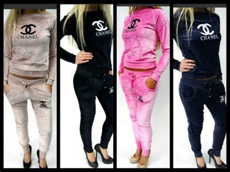 chanel paris velour sweatpants|Chanel cardigan locations.